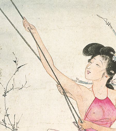 灌云-胡也佛的仕女画和最知名的金瓶梅秘戏图